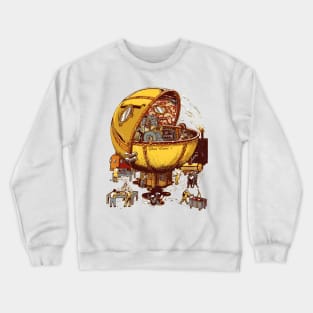 Ghost Eater: Pacman Steampunk Crewneck Sweatshirt